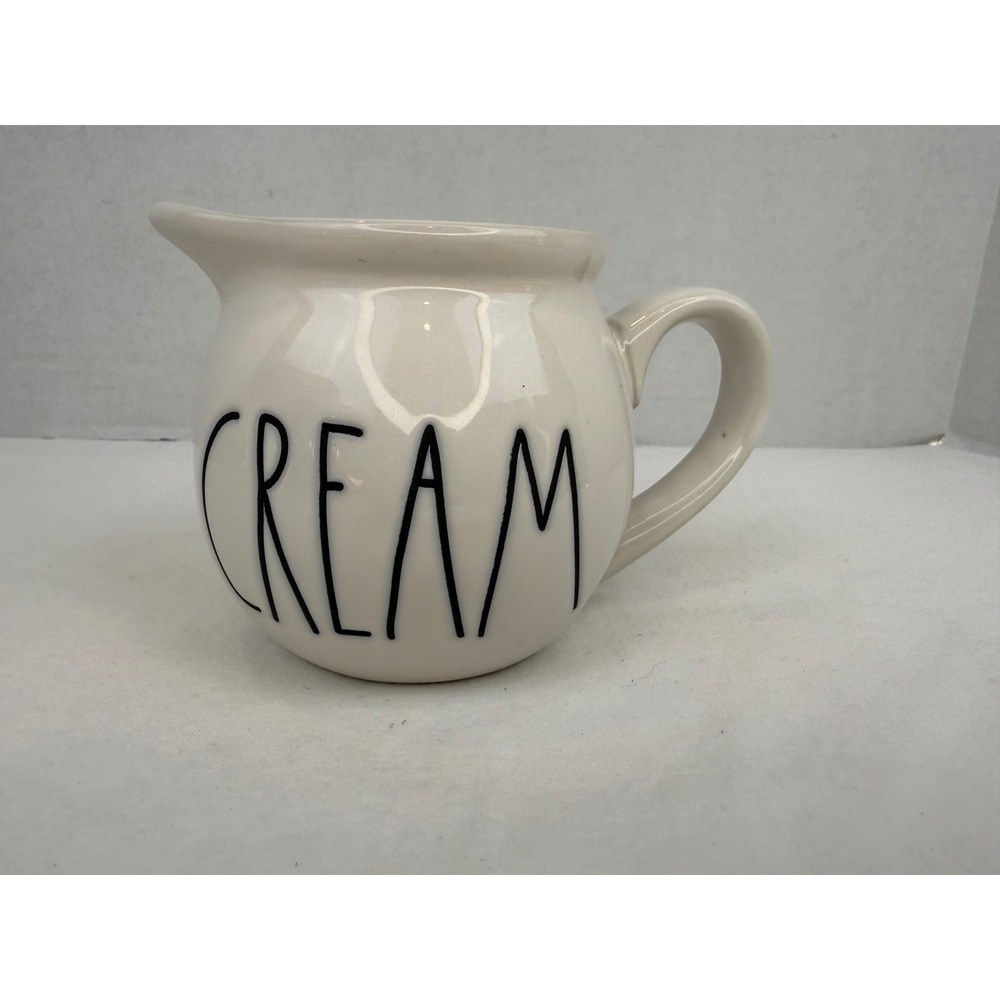 Rae Dunn Cream Pitcher Artisan Collection Magenta White Ceramic Farmhouse